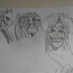 Black and White Sketch Art